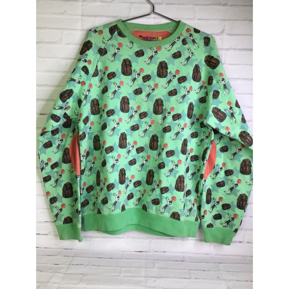 VTG 90s Lemar & Dauley Egyptian Pharaoh Crew Sweatshirt Streetwear Mens Size L